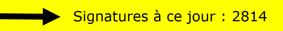 Signatures à ce jour : 2814
