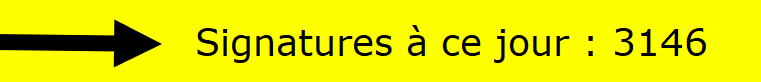Signatures à ce jour : 3146