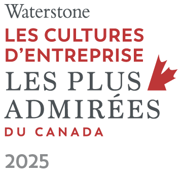 Waterstone les cultures d'entreprise les plus admadmirées du Canada 2025