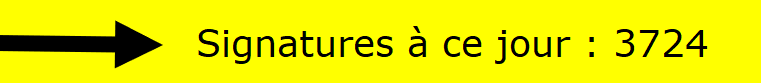 Signatures à ce jour : 3724
