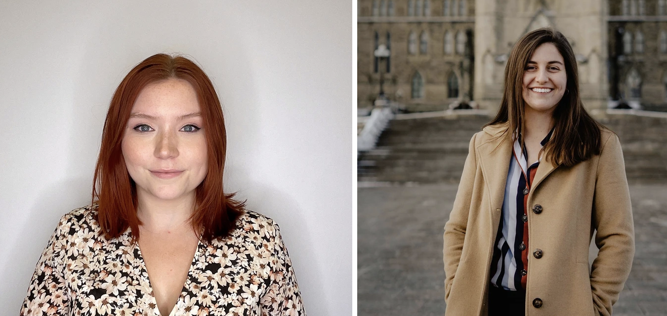 Professional headshots of Trisha Légère-Leblanc (left) and Matteya Wendling (right).