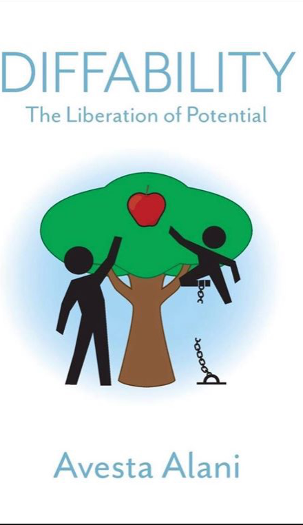 Couverture du livre Diffability. Texte : Diffability. The Liberation of Potential. Avesta Alani.