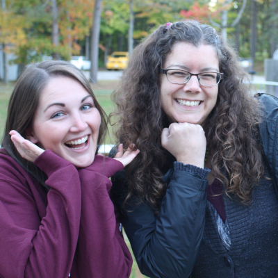 Lindsay Garrett (left) and Kelly Hayes (right) 