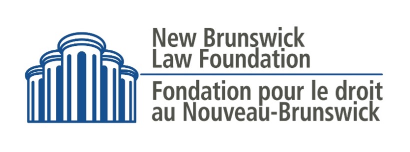 Logo de la Fondation pour le droit au Nouveau-Brunswick. 