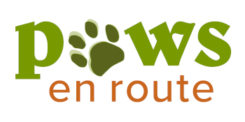 Paws en route logo.