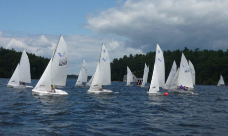 Voiliers du Lake Joe Yacht Club sur le Lake Joseph