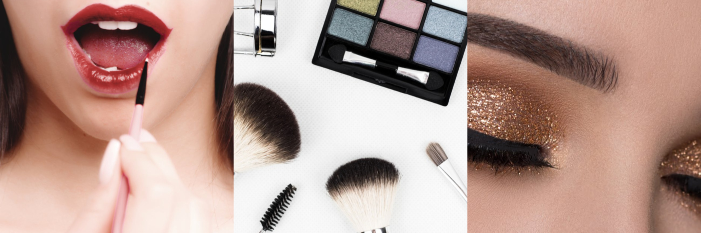 Collage d’images relatives au maquillage