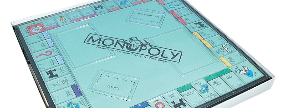 Un jeu de Monopoly en braille.