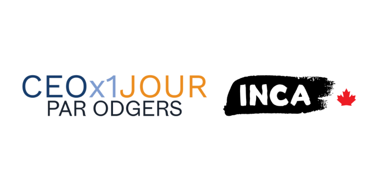 CEO x1 Jour Par Odgers et Logo d'INCA
